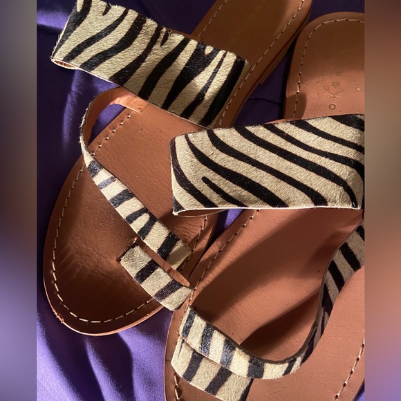 Too Shop zebra print sandals 8.5 - Picture 5 of 7